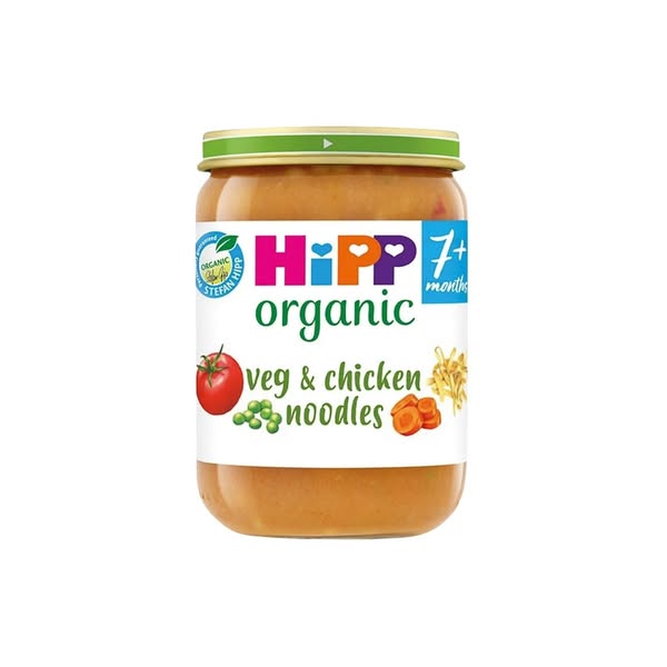 HiPP Organic Vegetables & Chicken Noodles Baby Food Jar 7+ months 190g