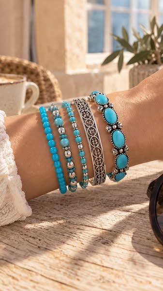 Le turquoise qui ne passe pas inaperçu