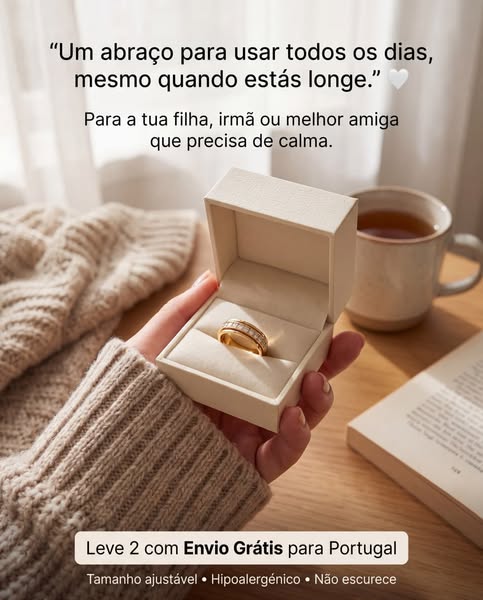 "Um abraço que podes usar todos os dias"