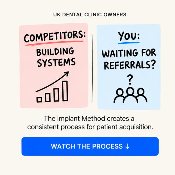 [dentists] get 3-5 new implant patients per month