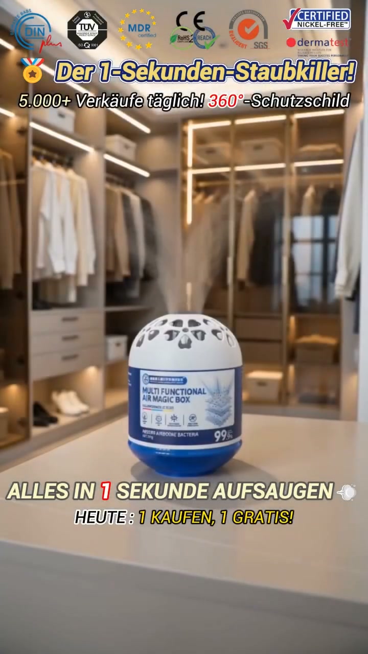 AUTOGO Magic Box – Frische Luft ohne Strom