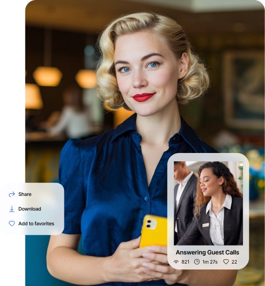 Mobile training for hospitality teams