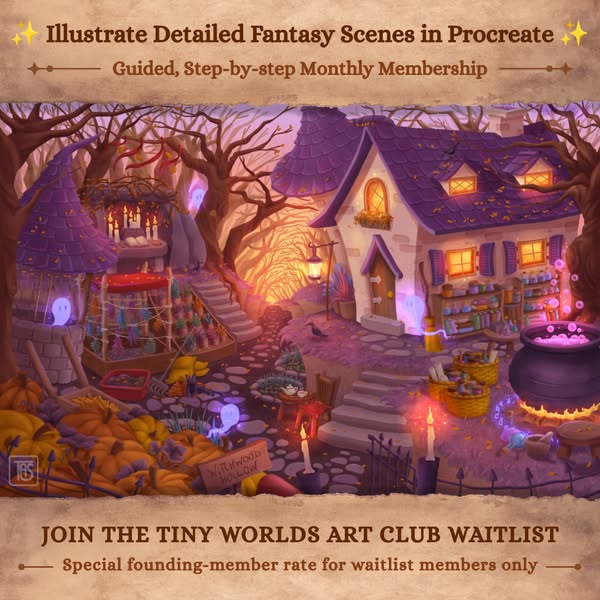 Join the Tiny Worlds Art Club Waitlist