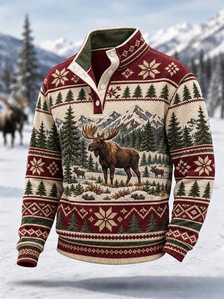 Winter Moose