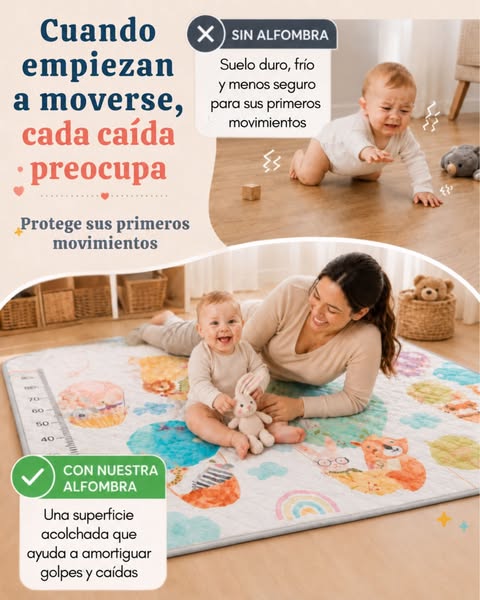 Protege sus primeros movimientos.