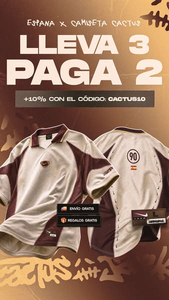 +10% con el código CACTUS10