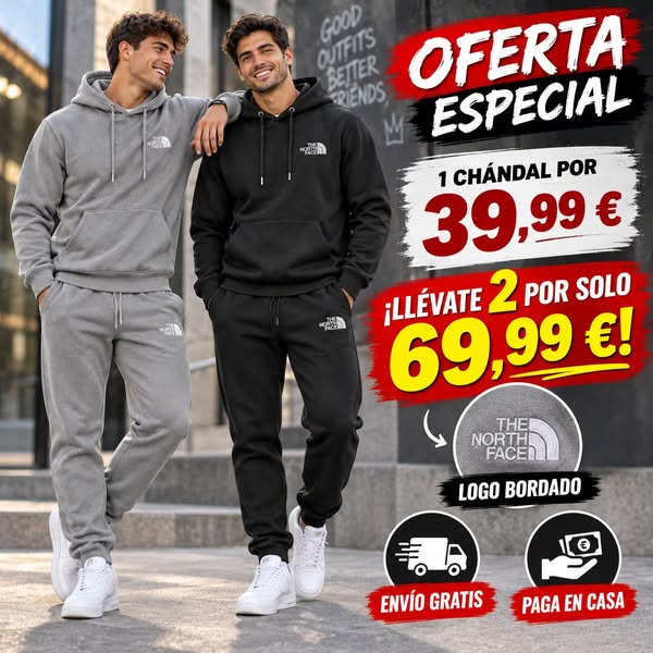 2 chándales por 69,99€