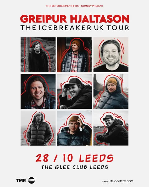 Buy tickets – GREIPUR HJALTASON - THE ICEBREAKER TOUR - LEEDS – The Glee Club Leeds