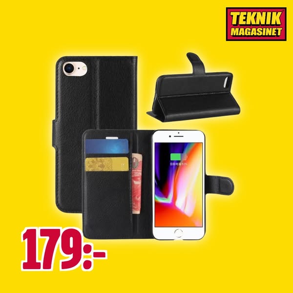 iPhone SE 2022 Enkelt mobilfodral, Svart