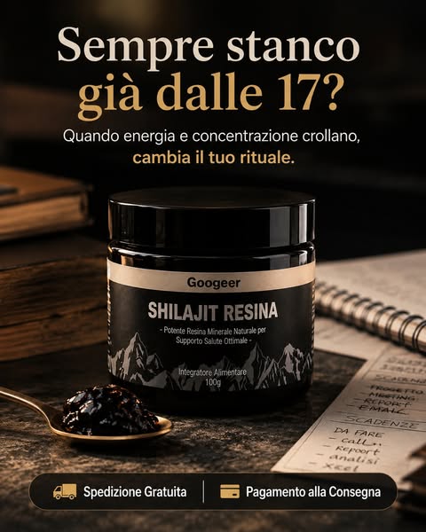 Sempre stanco già dalle 17?