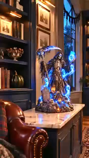 Giant Grim Reaper Haunts Your Lawn