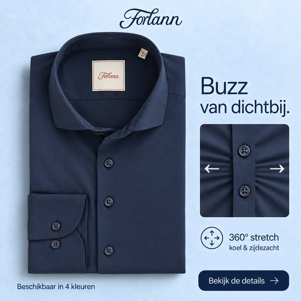 Het hemd dat met je meebeweegt