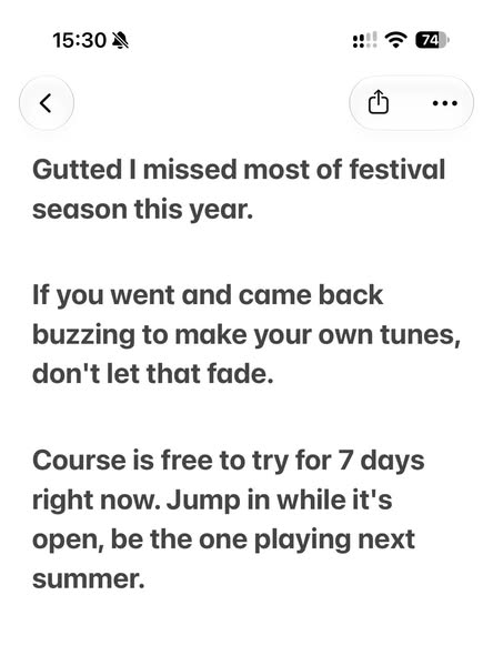 Free for 7 days; two full modules, no charge.