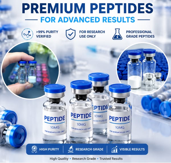 We‘re a GMP-certified peptide manufacturer.Direct from our lab to you — no middlemen.