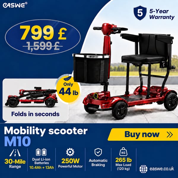 800£ OFF | Limited Offer | Foldable Electric Scooter