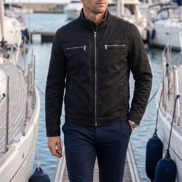 Valmont Vintage Black Field Jacket - Cross & Crown
