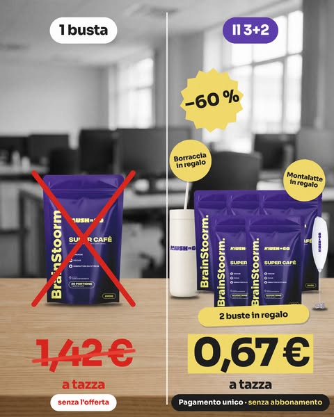 La sua tazza a 0,67 €.