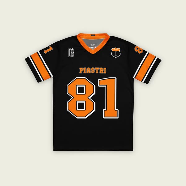 Oscar Piastri Football Jersey