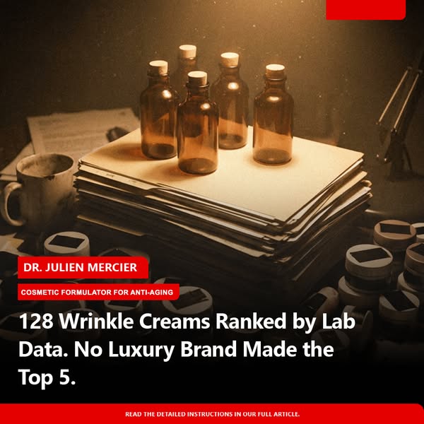 128 Wrinkle Creams Ranked by Lab Data. No Luxury Brand Made the Top 5