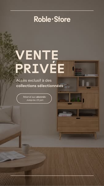 Vente Privée Réservée aux Abonnés