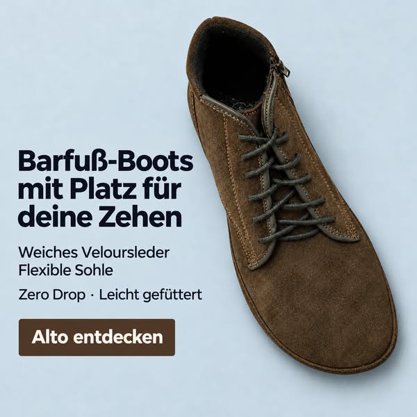 Barfußschuhe für mehr Bewegungsfreiheit