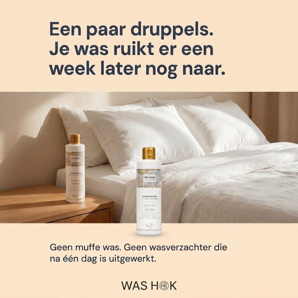 Eindelijk, heerlijk ruikende wasgoed