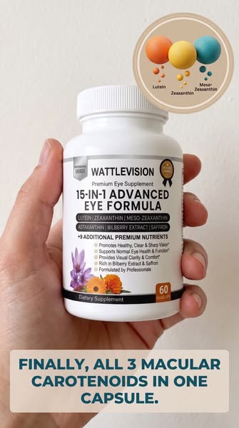 All 3 Macular Carotenoids. One Capsule.