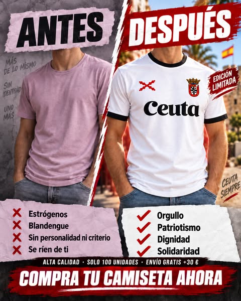 Ya disponible: Camiseta Ceuta