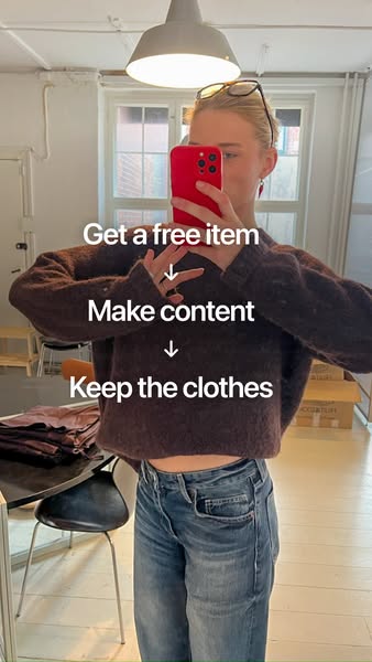 Get free clothes from Boom Butik