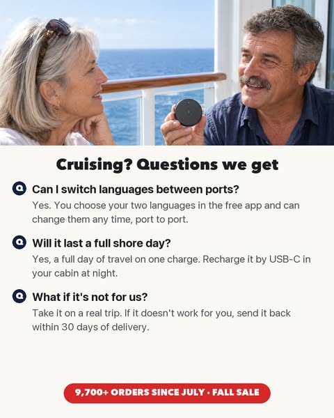 Cruising soon? Your questions, answered
