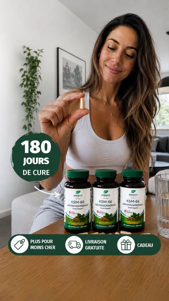 NOUVEAU : Capsules KSM-66 Ashwagandha®