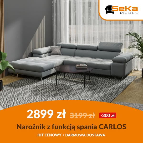 Narożnik CARLOS tylko za 2899 zł - HIT CENOWY