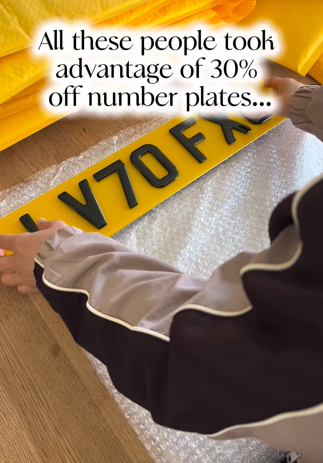 Premium Plates, Less 30%