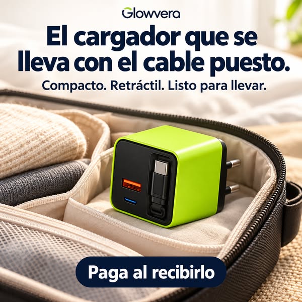 El cargador y su cable, siempre juntos