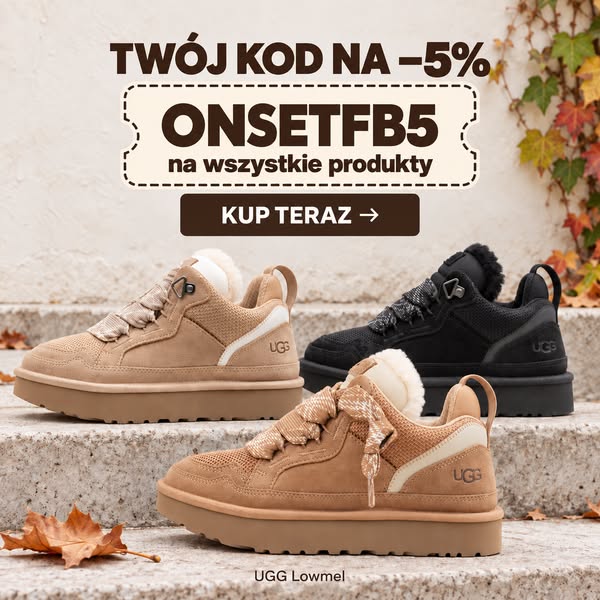 UGG Lowmel — wybierz kolor i zgarnij −5%