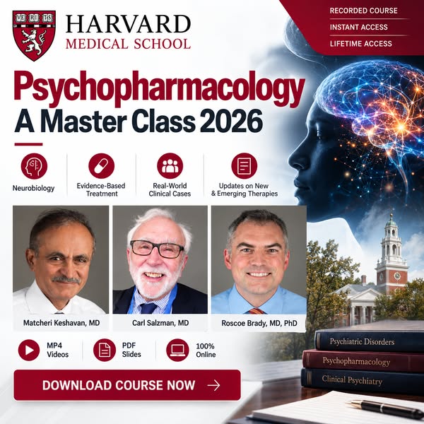 Harvard Psychopharmacology Master Class 2026