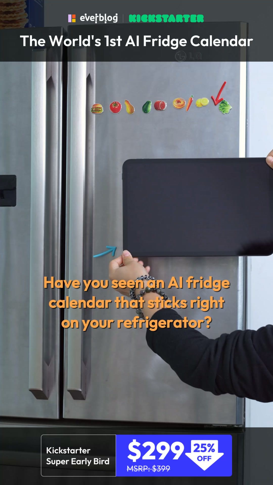 Your family’s everyday plans, now in one smarter place. Everblog FridgeCal™ 2 is officially LIVE on Kickstarter. Built for the kitchen