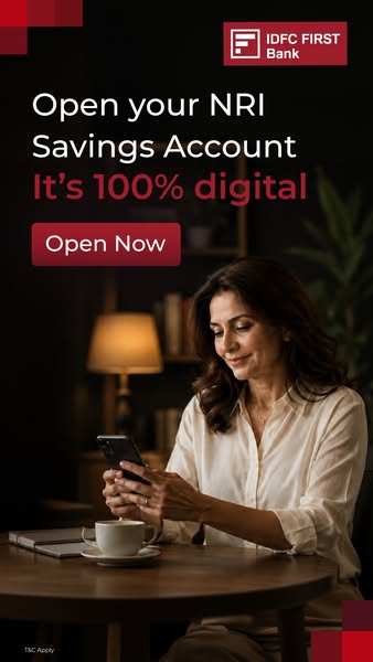 NRI Savings A/c: Made for NRIs on the go​