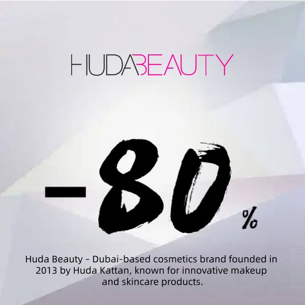 Huda Beauty Nur heute: 80 % Rabatt
