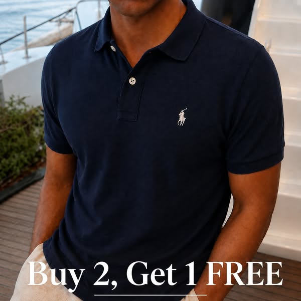 Buy 2 Polos, Get 1 FREE