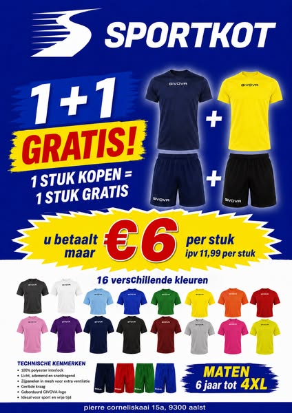 1 + 1 Gratis T-shirt
