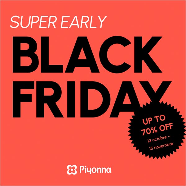 Black Friday en avance : jusqu'à -70 %