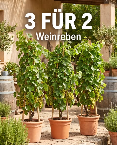 Bio Weinreben – 3 für 2 Aktion