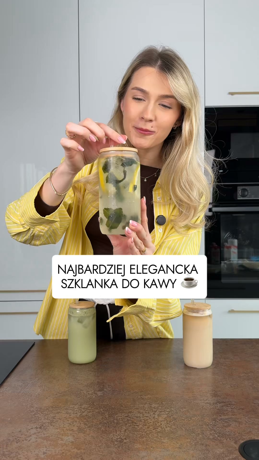 Szklanki Ice Latte Natural