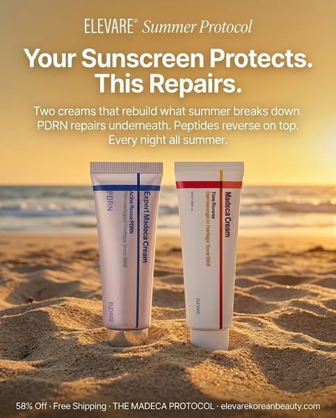 The Complete Korean 2-Cream Protocol: Repair Underneath, Reverse on the Surface — Wake Up to Firmer, Smoother Skin