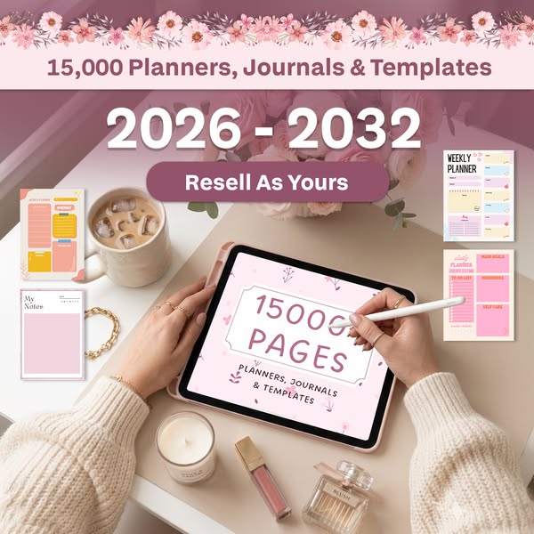 15,000 PLR Planners You Can Sell As Your Own!