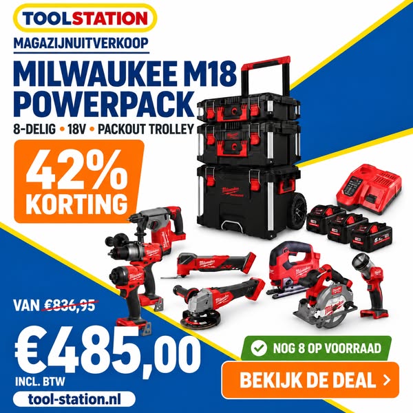 Complete Milwaukee Powerpack – €485