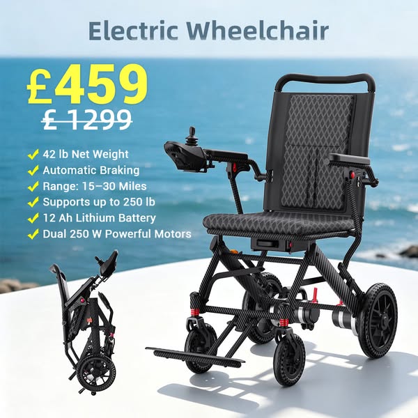 £459 Electric Wheelchair – Save £840
