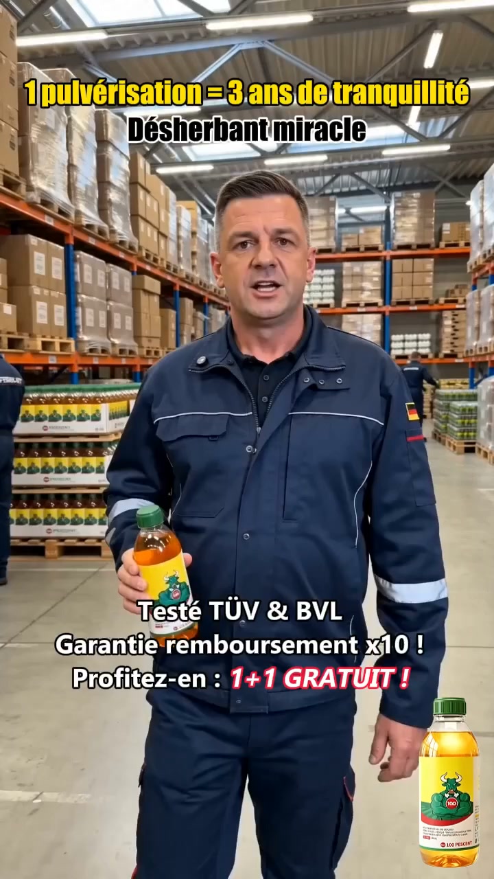 Adieu les mauvaises herbes pour 5 ans !