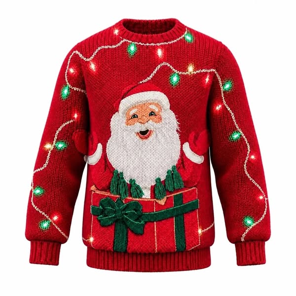 Santa Holiday Sweater.